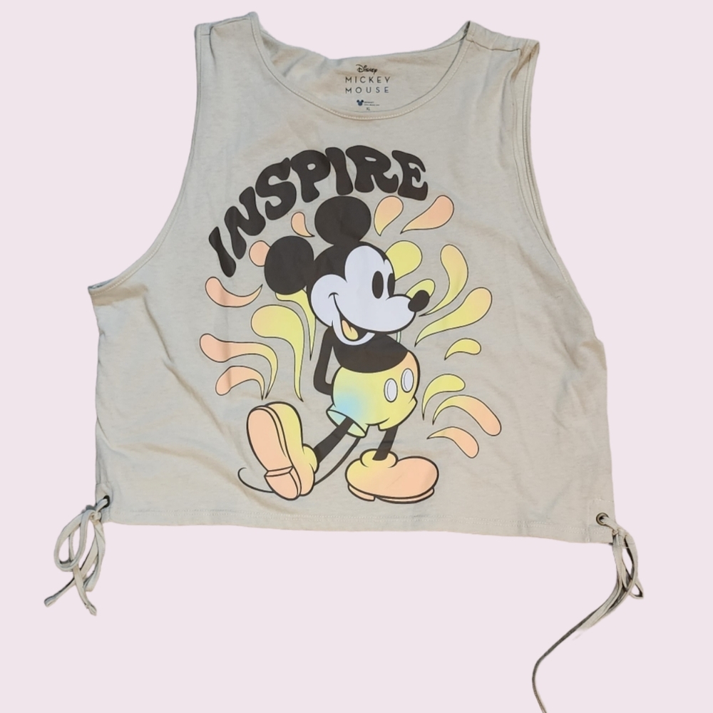 Disney Women Tank Top Shirt, MICKEY MOUSE SZ L & XL.